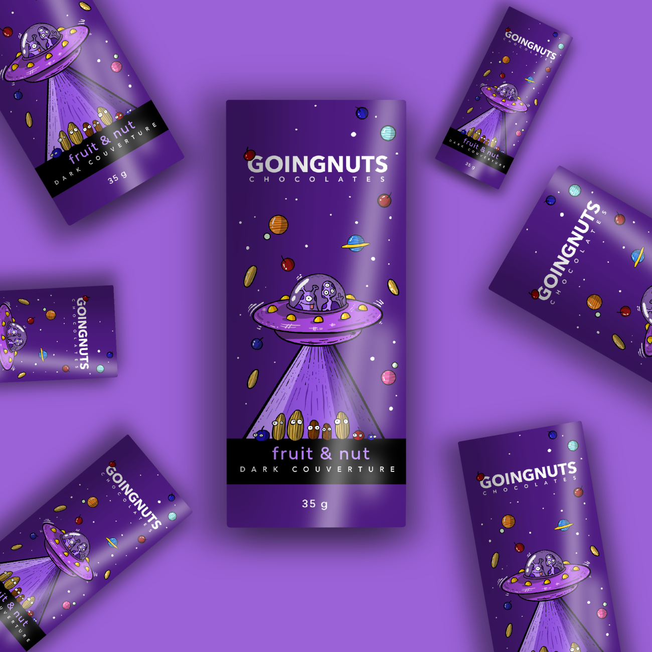 Fruit & Nut Chocolate Bar Goingnuts