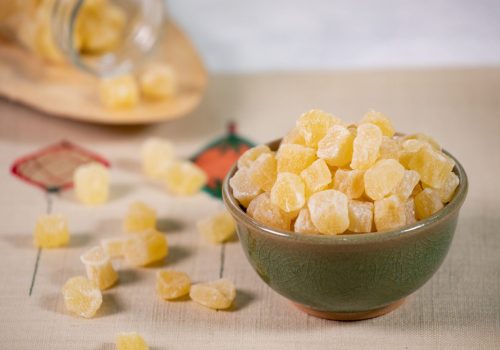 Dried candied pineapple